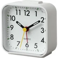 TUWENA Wecker Wecker Ohne Ticken, Batteriebetrieben,Quarzwecker mit Alarm Nachtlicht Tragbarer Wecker, Reisewecker für Schlafzimmer Wohnbereich Büro Reisen