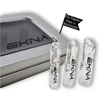 EKNA Aktivkohlefilter Glas Tips - Glasfilter - Glasmundstücke - Smoking Tip, Für Papierfilter