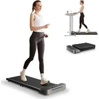 Kingsmith Laufband Klappbares WalkingPad Z1 Laufband für Schreibtisch, 180° Falttechnik, App Steuerung, Fernbedienung, LED Display, 1-6km/h