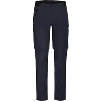 Bergson Outdoorhose VIDAA COMFORT Zipp-Off Damen Wanderhose, leicht, strapazierfähig, Kurzgrößen, Nacht blau