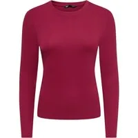 ONLY Langarmshirt ONLRILEY O-NECK L/S TOP JRS Baumwollmischung