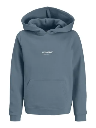 JACK&JONES - JJESOHO SWEAT HOOD NOOS JNR Blue Mirage - Gr. - 140