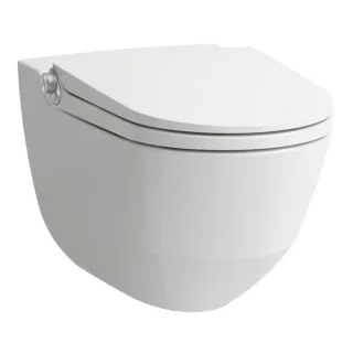 LAUFEN Cleanet riva Dusch-Tiefspül-WC H8206914000001 spülrandlos, 35,5 x 60 cm, weiß LCC