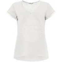 Zwillingsherz T-Shirt Damen T-Shirt Positive Mind in verschiedenen Farben Aufdruck Positive Mind