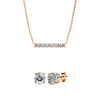 Mary Myriad Geburtsstein-Sets – Roségold und Kristall