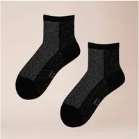 KUNERT Basicsocken Sparkling Essential (1-Paar) Kurzsocken mit Netz aus Glanzgarn