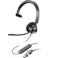 Blackwire 3310, Headset schwarz, Mono, USB-C