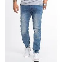 Rock Creek Tapered-fit-Jeans Herren Jeans Jogger-Style Blau RC-2184