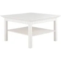 OTTO home Couchtisch Lisa, Tisch, Kaffeetisch, Beistelltisch, Kaffeetisch, massives Kiefernholz, B/T/H: 76x76x45 cm