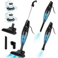 Aigostar Hand-und Stielstaubsauger Staubsauger mit Kabel 4 in 1, 13KPA, 1L Leicht& Ideal für Zuhause, 600,00 W, beutellos, HEPA-Filter-System, Leicht und bequem