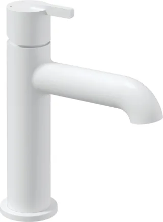 Neuesbad Serie 600 Waschtischarmatur ohne Ablaufgarnitur , Oberfläche: weiss matt NB1BQS_A20M1