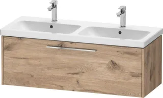 Duravit D-Code Waschtischunterschrank wandhängend Auszug 1, für Doppelwaschtisch  DC4669010550000