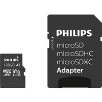 Philips MicroSDXC Card 128GB Class 10 UHS-I U1 incl. Micro SD-Karte