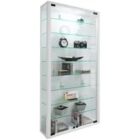 VCM Hängevitrine Wandvitrine Hängevitrine Glasvitrine Vitrosa Maxi 114x59x18cm Vitrinenschrank, Glasschrank, hängend