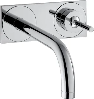 Hansgrohe Waschtischmischer UP Axor Uno chrom mit Auslauf 160mm u.Platte, 38112000 38112000