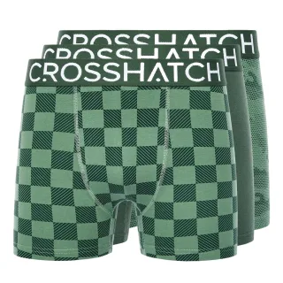 Crosshatch - "Bresler" Boxershorts für Herren(3er-Pack) ()