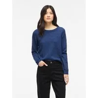 Vila Rundhalspullover VIRIL O-NECK L/S KNIT TOP - NOOS Viskosemischung, regular fit