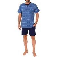 Normann Pyjama Normann Herren kurzarm Shorty Pyjama – auch in Übergröße