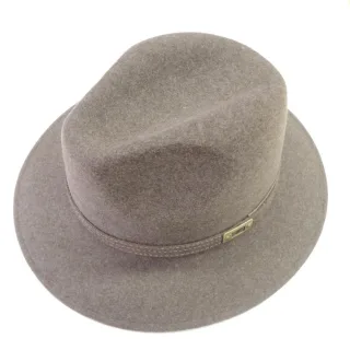 COMMANDER Finest Clothing - Filzhut braun melange - Gr. - 57