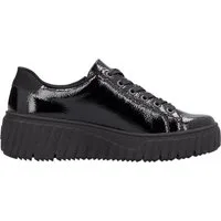 Rieker Plateausneaker Freizeitschuh, Halbschuh, Schnürschuh mit Plateausohle
