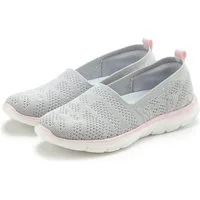 LASCANA Ballerina, Sneaker, Freizeitschuh, Slip-On-Sneaker, Slipper NEU zum Reinschlüpfen, ultraleicht VEGAN