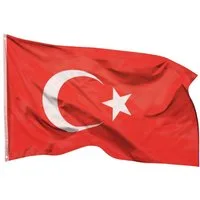 PHENO FLAGS Flagge Türkei Flagge 90 x 150 cm Türkische Fahne Bayrak Türkiye Bayragi (Hissflagge für Fahnenmast), Inkl. 2 Messing Ösen
