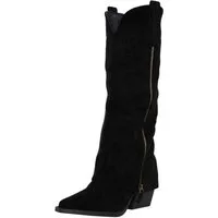 Salinyang – Damen Westernstiefel mit Overlay-Schaft und Stickereien Cowboystiefel