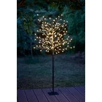 Northpoint LED Baum LED Baum 150 LEDs Timer 6h On 18h Off Mit Kabel Heringe
