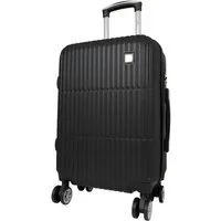 Warenhandel König Hartschalen-Trolley Mehrum, 4 Rollen, aufrecht rollbar, robuste Hartschalen, leicht, modernes Design