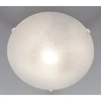 TRANGO LED Deckenleuchte, 1005L Glas Deckenleuchte inkl. 1x 8 Watt E27 LED Leuchtmittel 3000K warmweiß *CLASSICO* Deckenlampe - Badleuchte mit Ø 230mm direkt 230V, Flurlampe, WC-Lampe, Wandlampe