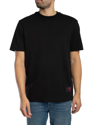 HUGO Danoto Rückengrafik-T-Shirt, Schwarz