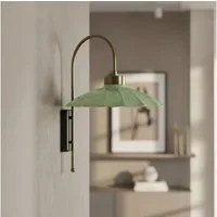 Bamyum Wandleuchte Risso Vintage Metall Wandleuchte, ohne Leuchtmittel