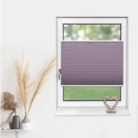 Deco-Raum Plissee Basic, blickdicht, Klemmträger, auf dem Fenster-/Türrahmen, Klemmfix, einfache Montage, in verschiedenen Farben und Größen ohne Bohren