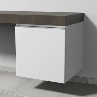 Sanipa Anbau-/Solitärschrank Anschlag rechts 2morrow (L2391R) 510x500x520 Weiß-Matt, L239101R L239101R