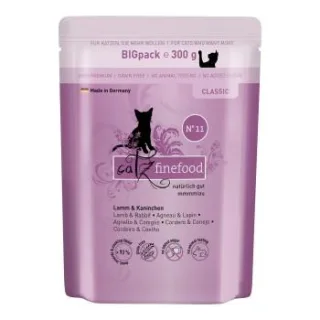 Catz finefood Nassfutter Katze Classic Adult No. 11 Lamm und Kaninchen 12x300 g