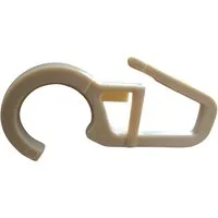 rewagi Gardinenhaken Überklipshaken Faltenlegehaken für Gardinenringe Ø 12mm - beige, Gardinen, Vorhänge, Gardinenstangen, (50-St), Verkaufseinheit: 25, 50, 100, 200, 500, 1000 Stück