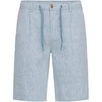 Blend Bermudas BHMARCO REG WOVENSHORTS aus Leinen und Baumwolle, Basic Passform, kniefrei