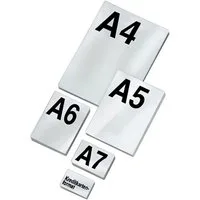 LMG Germany Schutzfolie Laminierfolien-Set 5x100 Stück A4, A5, A6, A7 & Kreditkartenformat, Glänzend – für brillante Farben und professionelle Optik
