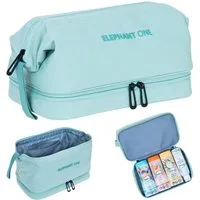 ELEPHANT Kulturbeutel Kulturtasche Bodenfach Innentaschen Washbag Kosmetiktasche, Reisetasche Sauna Sport Reise Toiletry Bag ONE 13113