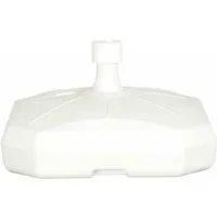 Enne Plastica Group Srl Kunststoffschirmständer Schirmständer 50 Liter, befüllbar, mit Rolle, weiß Polyethylen-HD, für