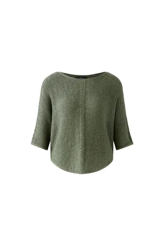 Oui - Pullover shaded moss - Gr. - 34