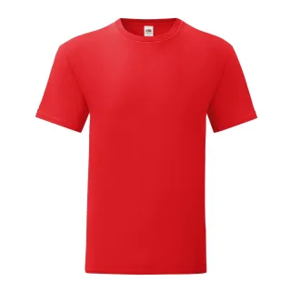 Fruit of the Loom - "Iconic" T-Shirt für Herren/Damen Unisex (Rot)