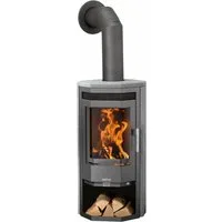 JUSTUS Kaminofen »Usedom 5 D« Speckstein Korpus Stahl, 5,5 kW, Dauerbrand, Aufstellort in deinem Zuhause