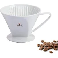 WESTMARK Permanentfilter /Filterhalter, Porzellan, Filtergröße 4, Für bis zu 4 Tassen Kaffee, Porzellan