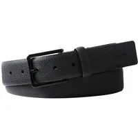 Calvin Klein Ledergürtel WARMTH BUCKLE PEBBLE 35MM FIXED Größenverstellbar mit Metallschließe