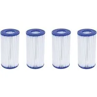 Bestway Pool-Filterkartusche 4er Set Bestway Filterkartusche Gr. III Pumpenfilter