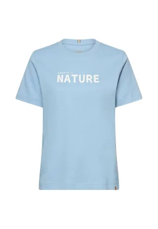 camel active - T-Shirt aus reiner Baumwolle soft blue - Gr. - M