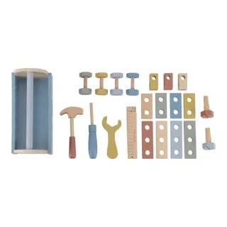 Little Dutch Holz Werkzeugkiste - Blau