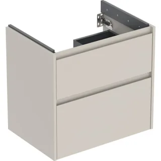 Geberit Renova Plan Unterschrank für Waschtisch, mit zwei Schubladen: 64.4x60.6x44.6cm, 504028DB1 504028DB1