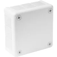 Kabelbox Abzweigkasten Aufputz-Feuchtraum IP55 Verbindungsdose Gummi Abzweigdose weiß 98x98x42 mm